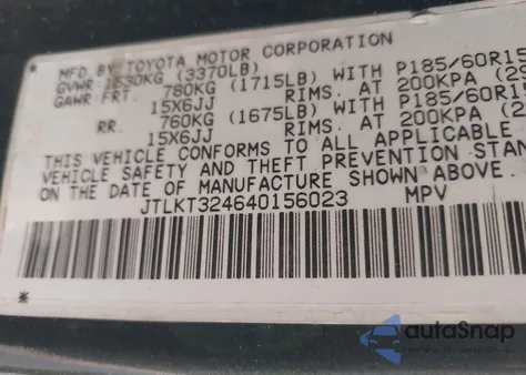 2004 Scion Xb from USA, damaged, VIN JTLKT324640156023